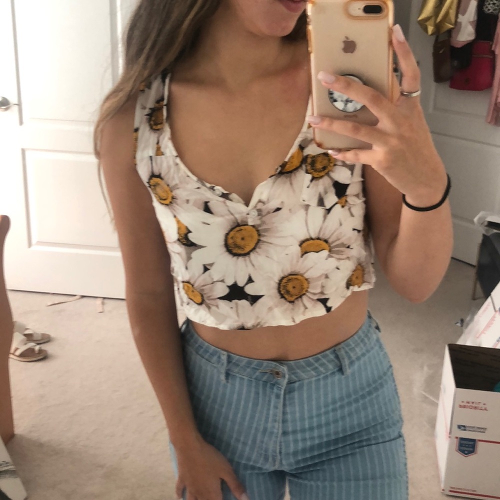 Floral crop top
